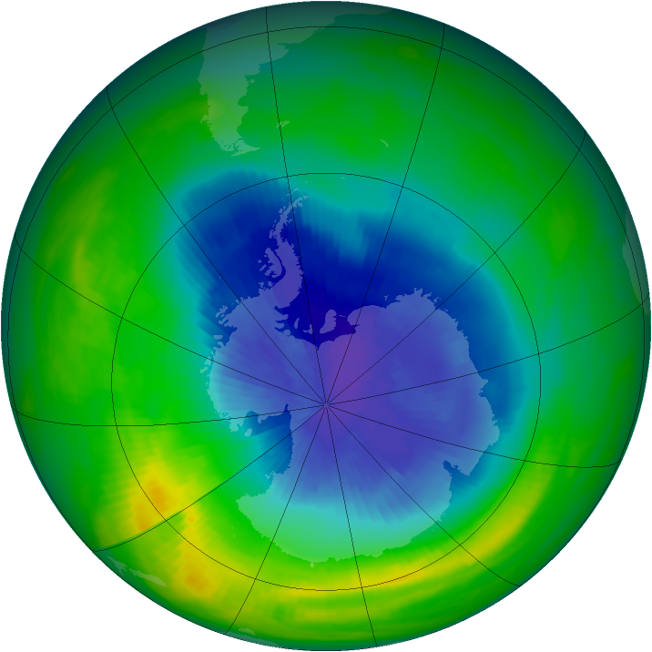 Ozone Map 1984-10-11